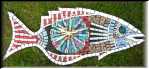 Mosaic Fish Clock