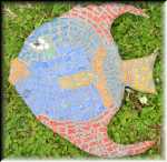 Tropical first mosaic fish