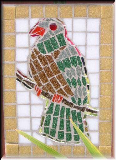 Mosaic Kereru Plaque