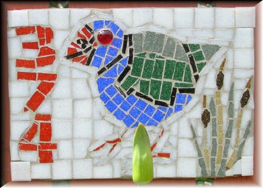 Mosaic Pukeko Plaque