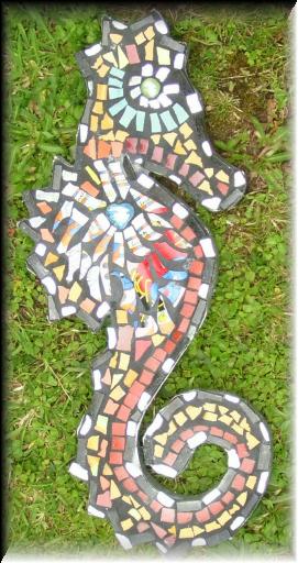 Mosaic Sea Horse